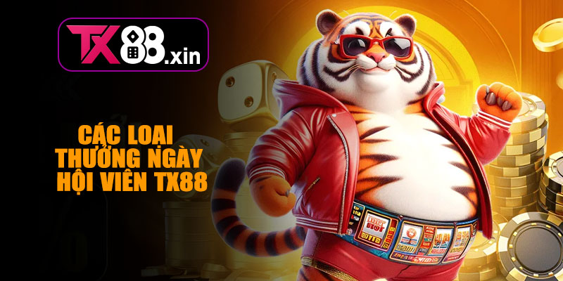 Các Loại Thưởng Ngày Hội Viên TX88