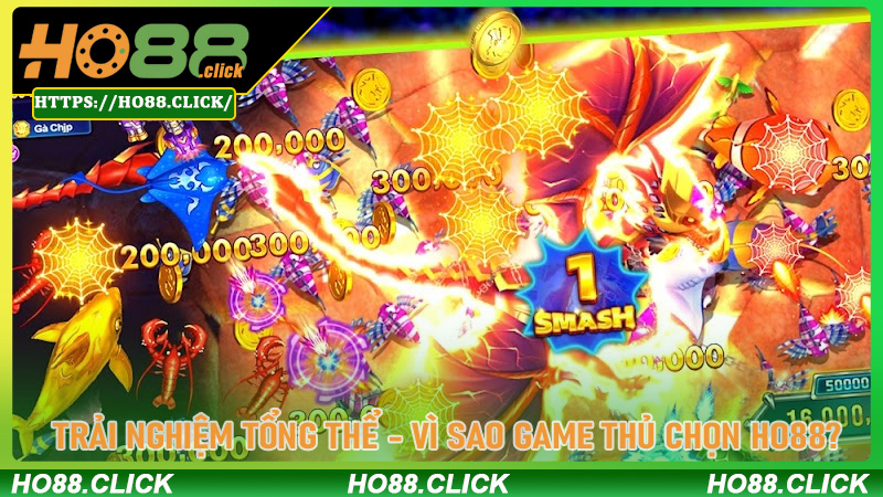 Trải nghiệm tổng thể - Vì sao game thủ chọn HO88?